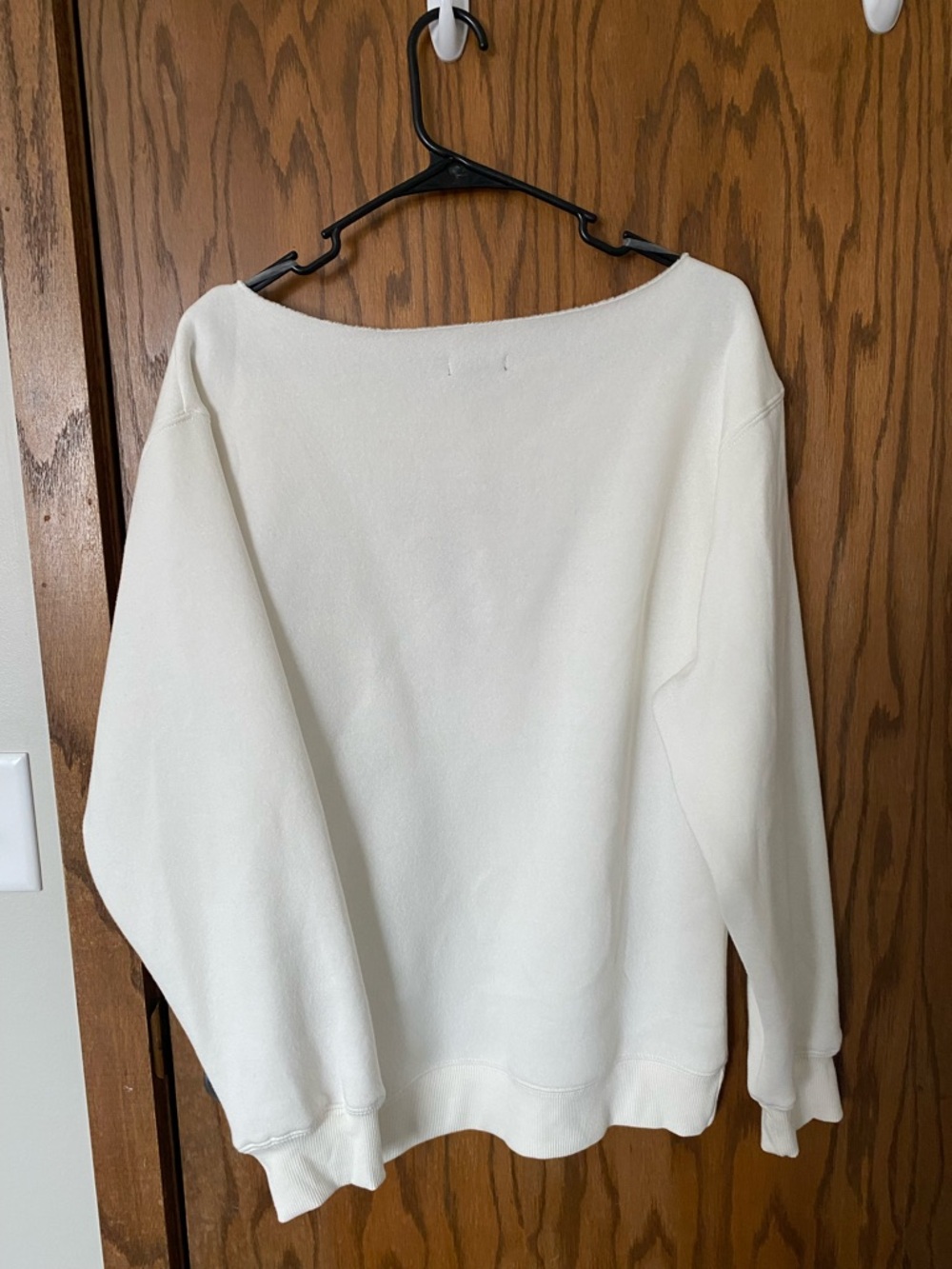 Lands' End Off Duty Ballet Graphic Sweatshirt - White - Picture 3 of 3